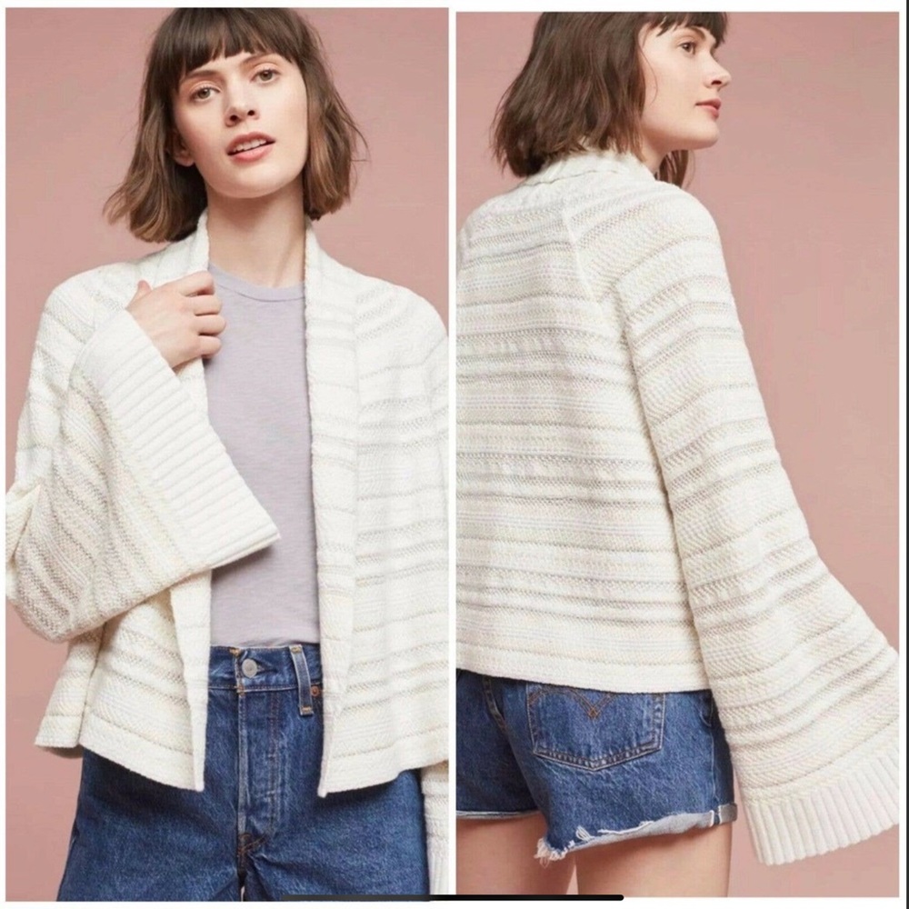 Anthropologie Moth Mahalia Kimono Bell Sleeve Sweater XS